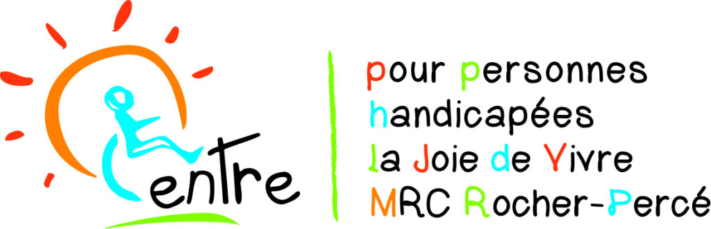 Logo du Centre pour personnes handicapées La joie de vivre MRC du Rocher-Percé