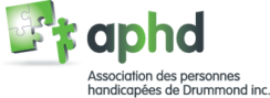 Logo de l'Association des personnes handicapées de Drummond