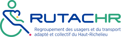 Logo du Regroupement des usagers du transport adapté et collectif du Haut-Richelieu